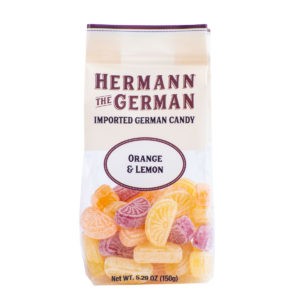 Hermann the German Orange and Lemon Candy