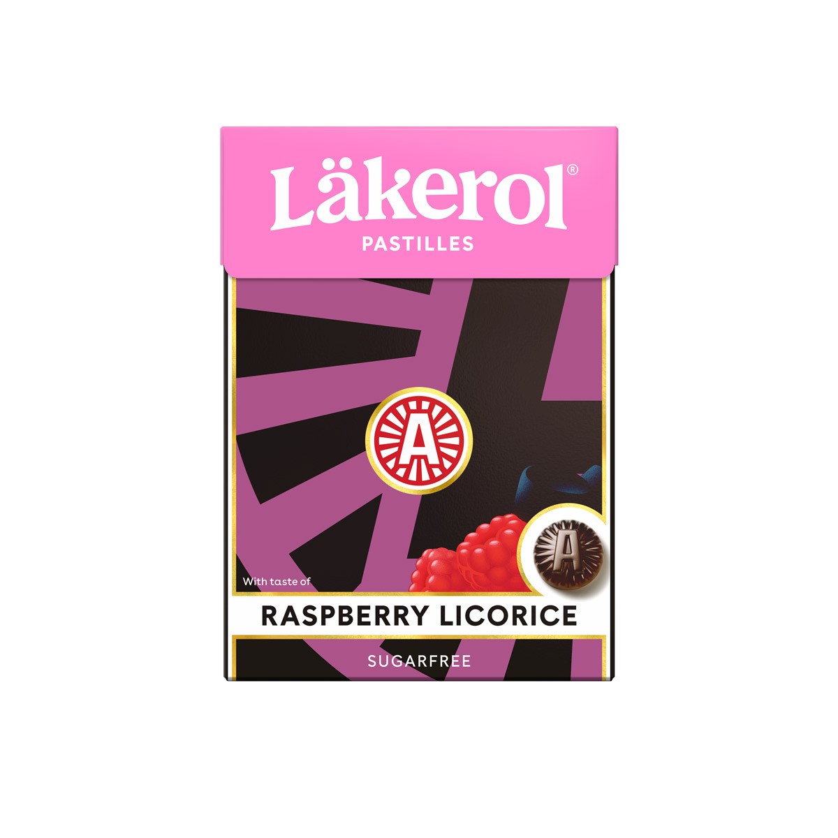 Läkerol® Raspberry Licorice 2.64 oz Lars Own