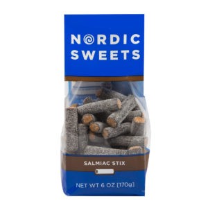 Nordic Sweets Salty Licorice Salmiac Heksehyl Stix Bag