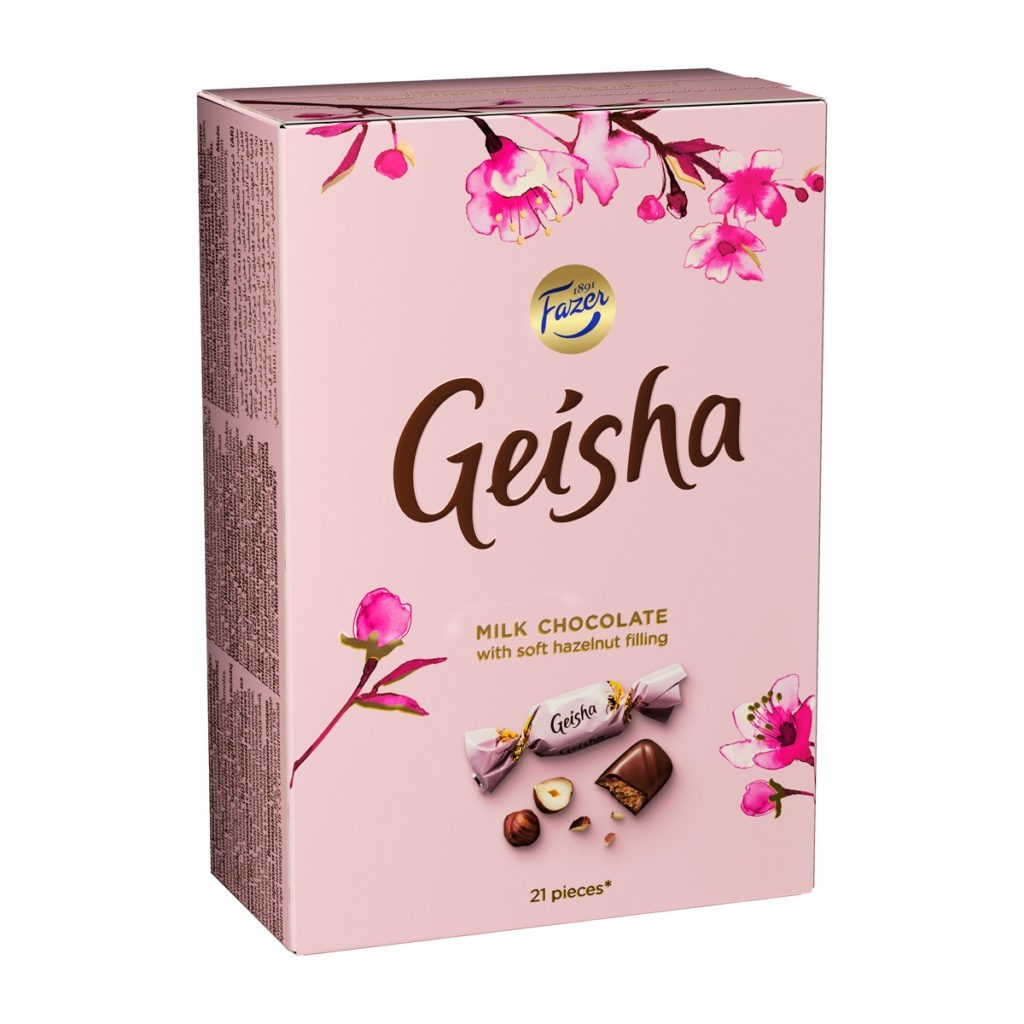Fazer Geisha Milk Chocolate with Hazelnut Filling