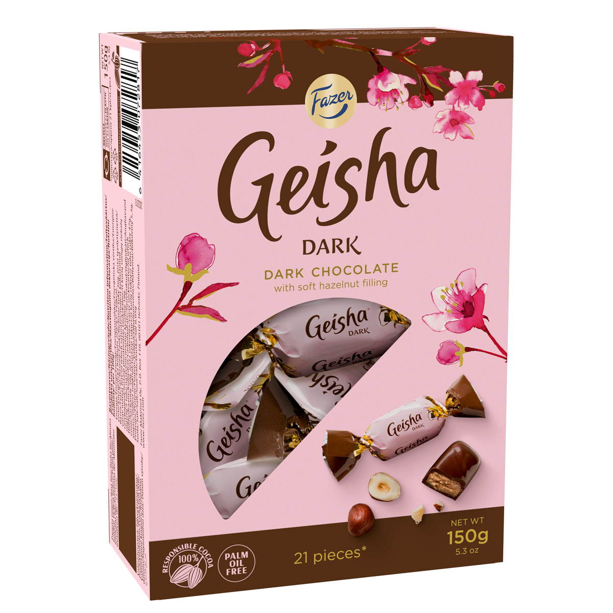 Fazer® Geisha Dark Chocolate with Hazelnut Filling Box Lars Own