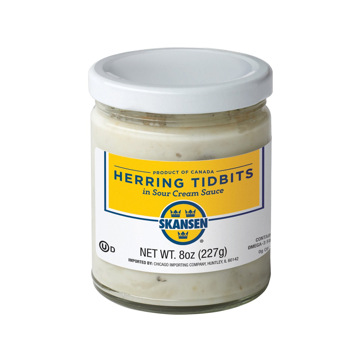 Skansen® Matjes Herring in Spiced Sauce Jar Lars Own