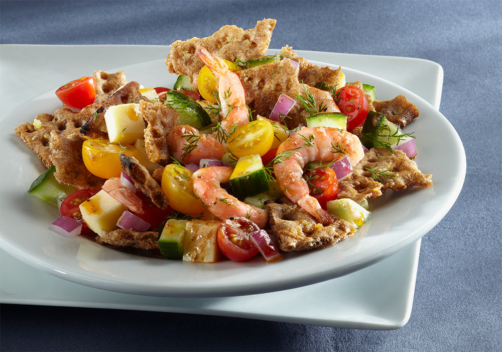 Leksands Crunchy Vegetable & Shrimp Salad
